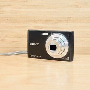 Sony Cyber-shot DSC-W510 12.1MP Digital Camera Black 4x Optical Zoom